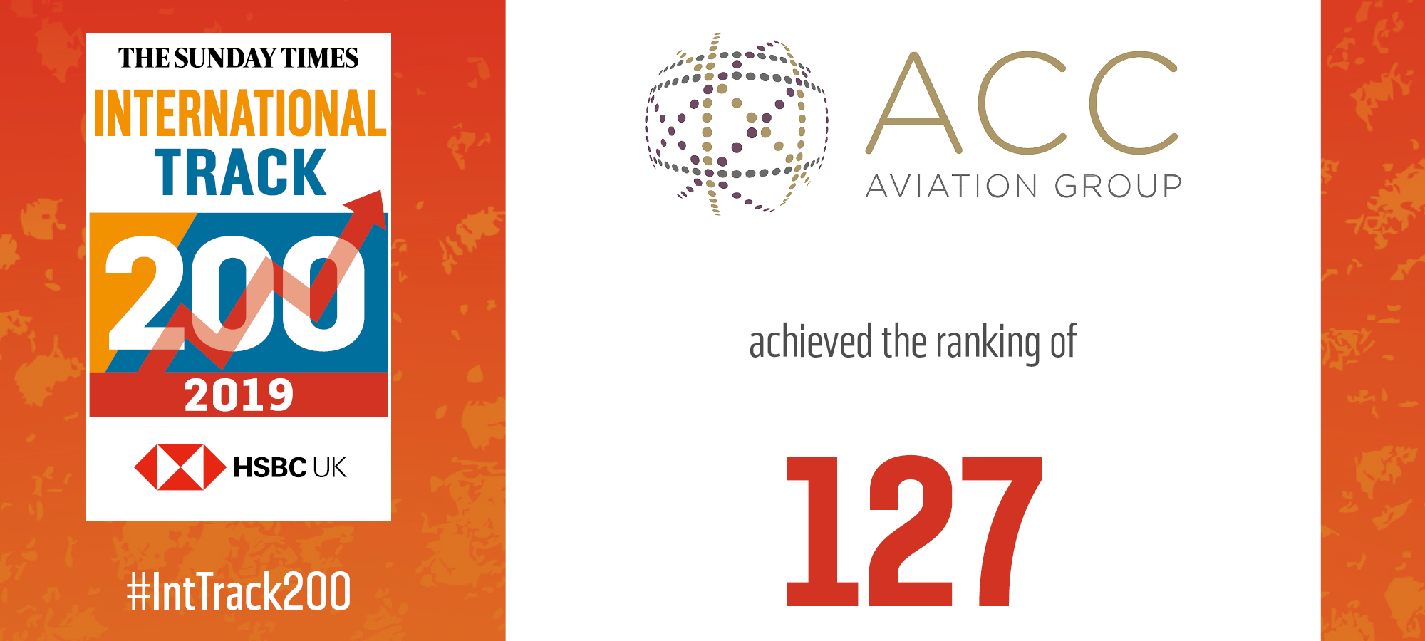 ACC Aviation Group Ranked 127th in The Sunday Times HSBC International Track 200