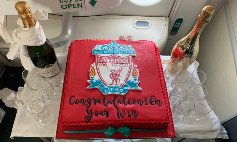 Liverpool Football Club European Champions Cake