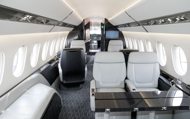 Ultra Long Range jets Bombardier Global Interior