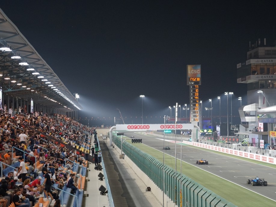 2021 Qatar Grand Prix main straight
