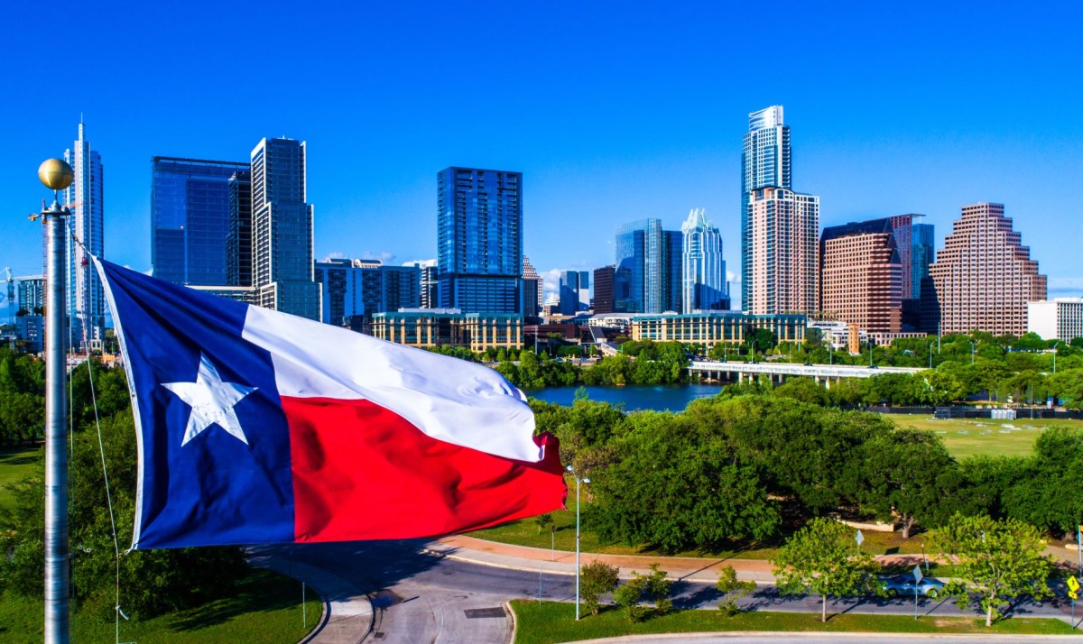 Texas flag - Private Jet Rental - Austin, Texas