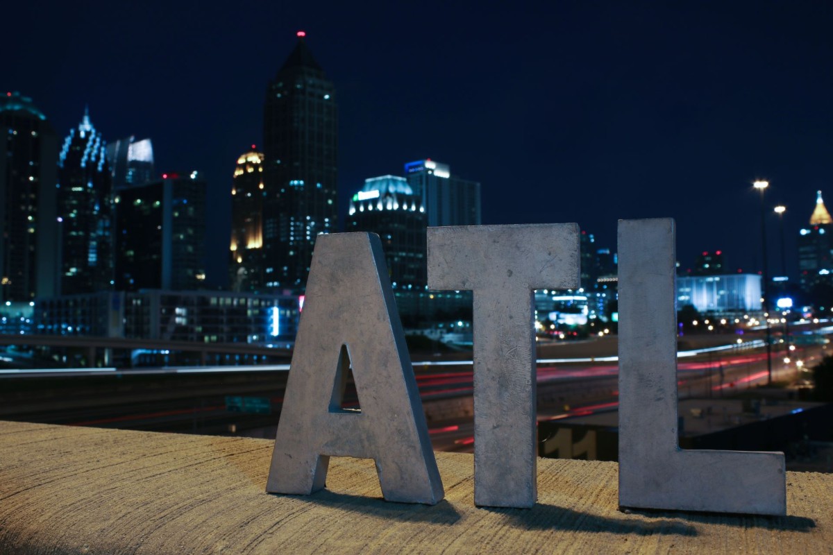 ATL Sign - Atlanta - Private Jet